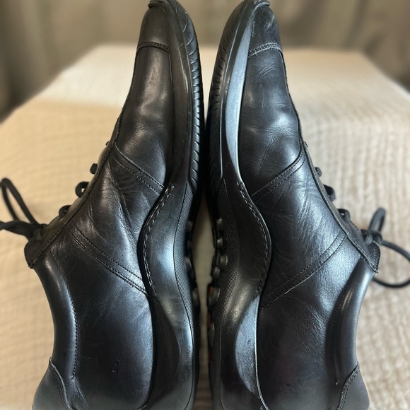 Coach Packard Mens Italian Leather Oxford Shoes Black Sz 11.5D Lace Up Derby main image 8